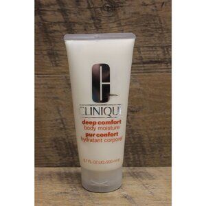 Clinique Deep Comfort butter rich fragrance free body moisture‎ cream FLAW